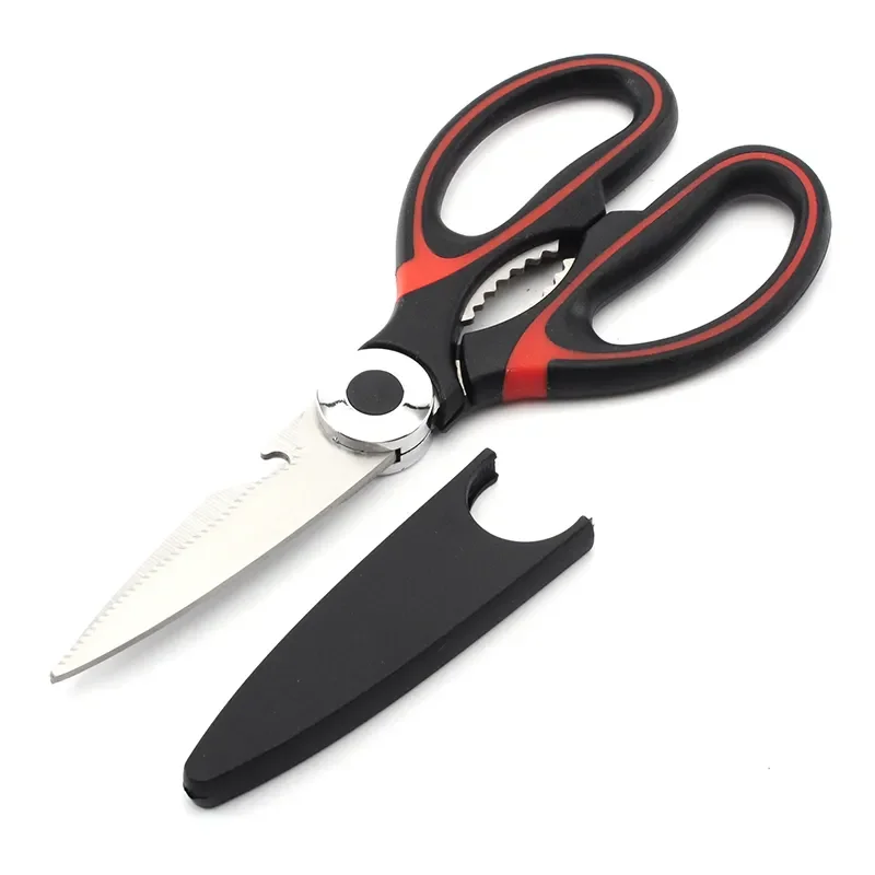 cheap kitchen scissors stainless steel multifunction poultry seafood crab stainless steel kitchen shears scissors