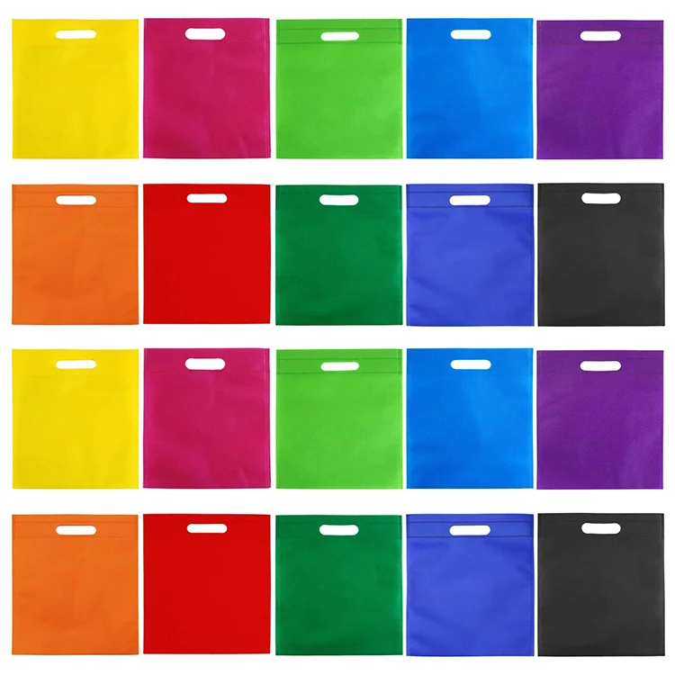 Cheap Price Eco-friendly Non-woven D Cut Bag Carry Grocery Shopping Tote D-cut Non Woven Bag