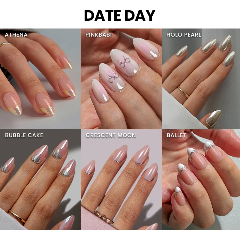 Custom Short Almond Soft Gel Nails Press On Wholesale High Quality Fake Artificial Nails Christmas French Tip Press On Nails