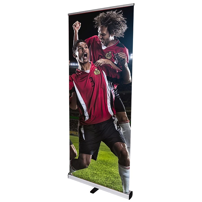 Trade show advertising roll up banner stand pull up banner stand floor standing Retractable Banner For Advertising