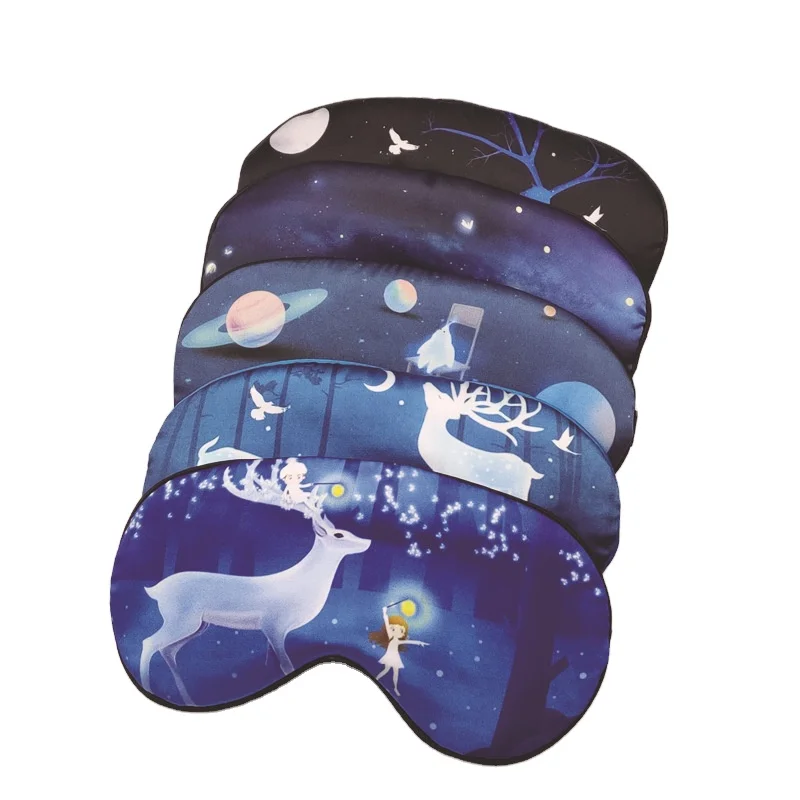 New hot compress heat mask Elf deer silk eye shield