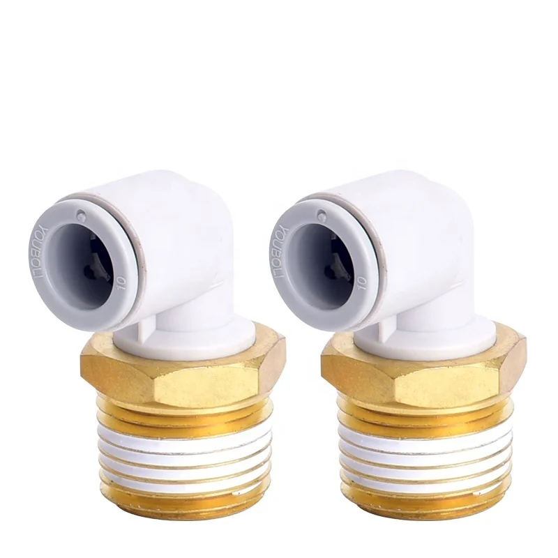 automation KQ2L Series SMC Metal Male Elbow pneumatic pipe fittings connector