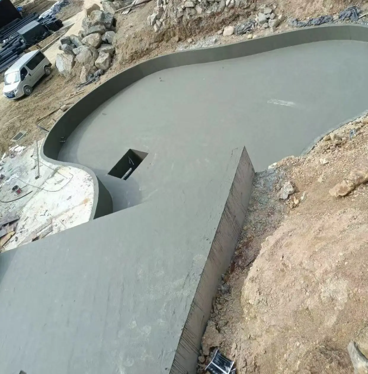 Double Component Paint for Tunnels JS Cement-based Polymer Waterproof Coating