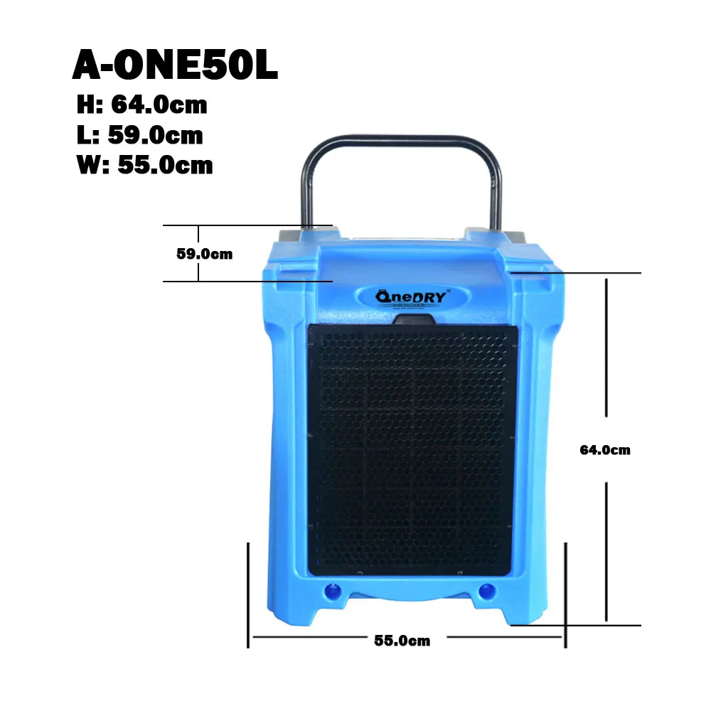 Commercial Dehumidifier  Large Industrial Dehumidifier with Pump, Compact, Portable, Auto Shut Off, for Basements, Gar