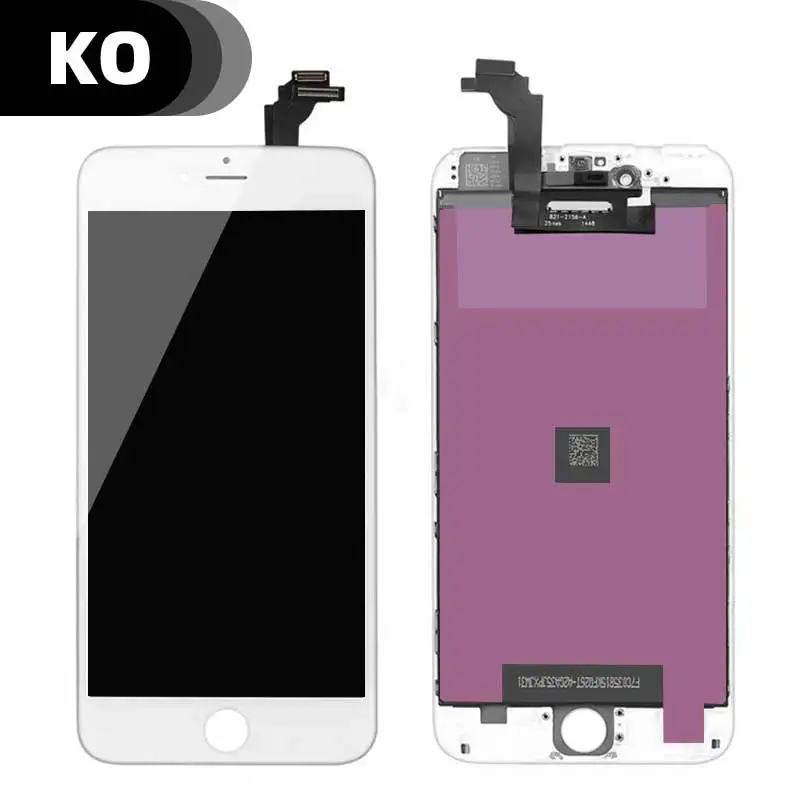  Замена дисплея для iphone 6 lcd сенсорный дигитайзер экран pantallas ekran Белый Черный