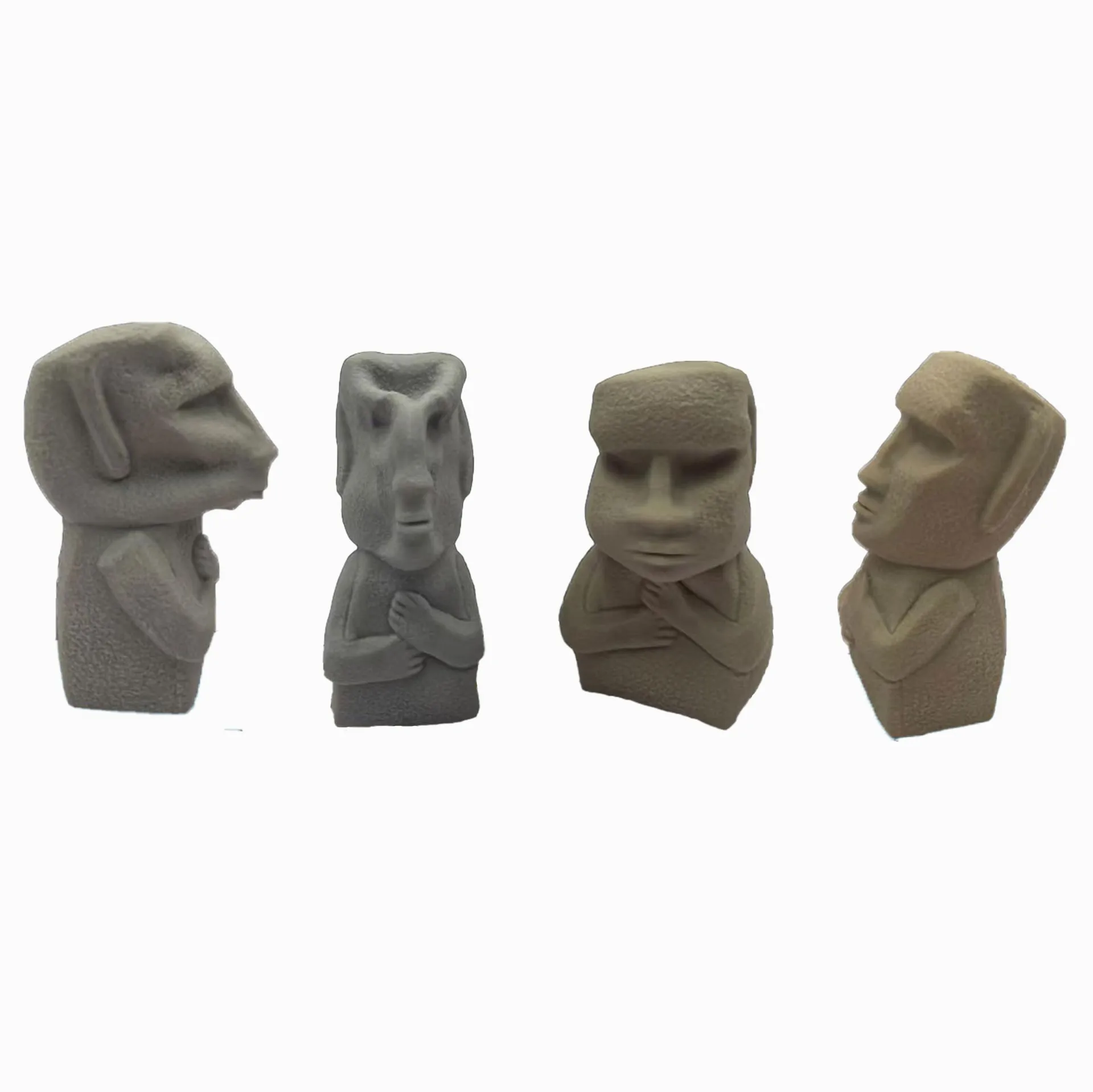 DS508 Custom PU Foam Promotional Gift Stress Reliever Squeeze Toy Human Shape Rock Stress Ball Toy