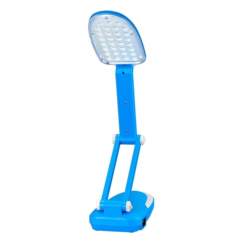 SMP Led Desk Lamp 2 Levels Dimming Rechargeable Battery Portable Foldable Table Light for Home and Office