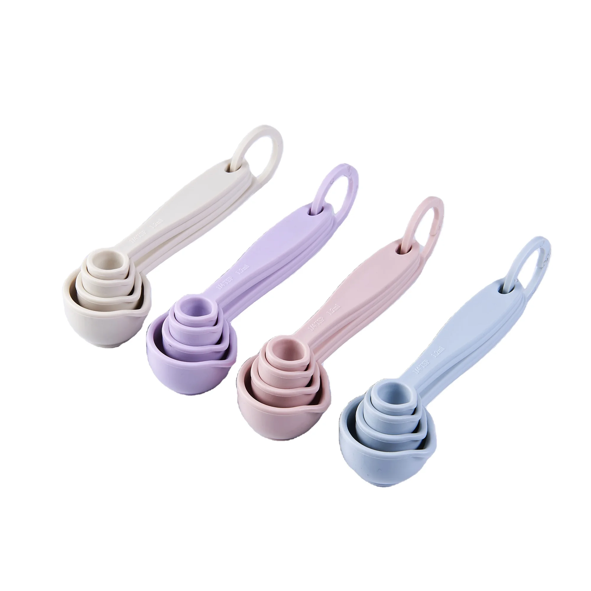 4 шт. Пластиковые мерные чашки и ложки