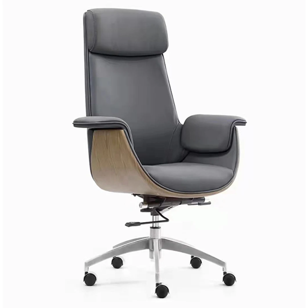 Foshan factory Wholesale office chair black leather swivel conference office chair with wheels