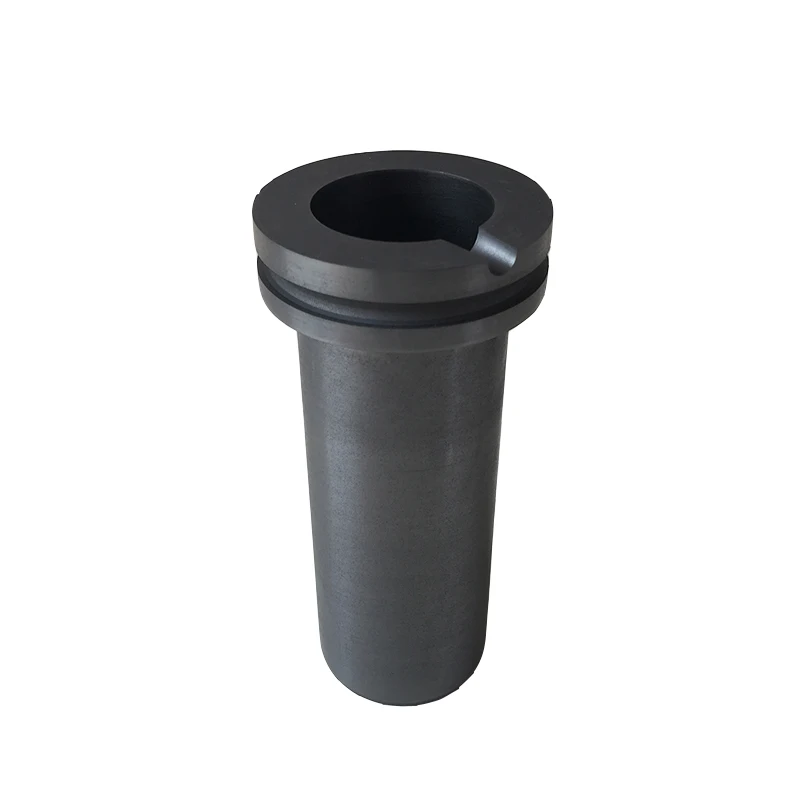 Good Heating Induction Furnace Graphite Crucible For Gold Metal Melting