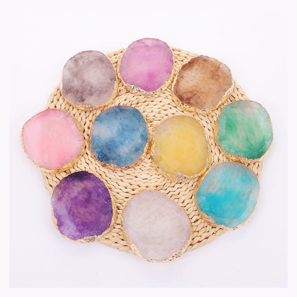 Nail Art Tools Rounded Nail Polish Gel Color Mixing Tray Washable High Quality Resin Mixing Palette