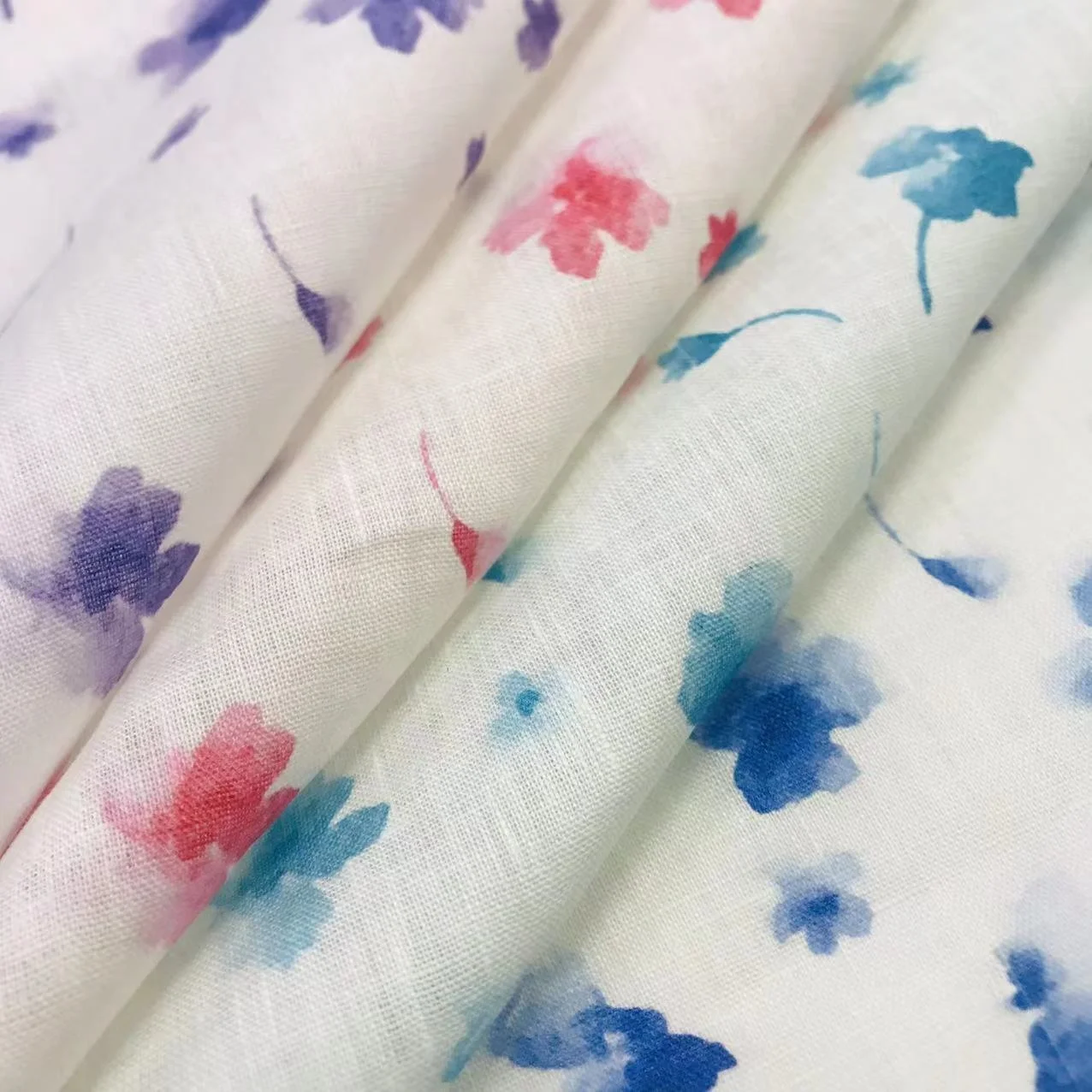 solid Linen 100% fabric natural fiber French lino linen fabric for linen casual dress shirts