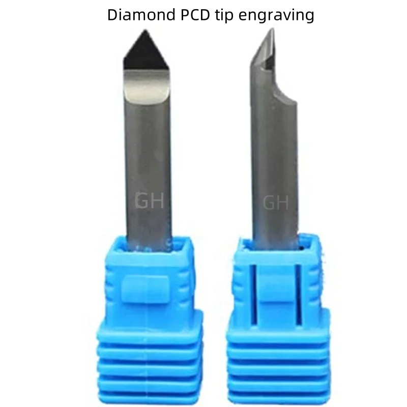 Wholesale CNC Diamond V router bits PCD engraving tool for carving stone marble granite