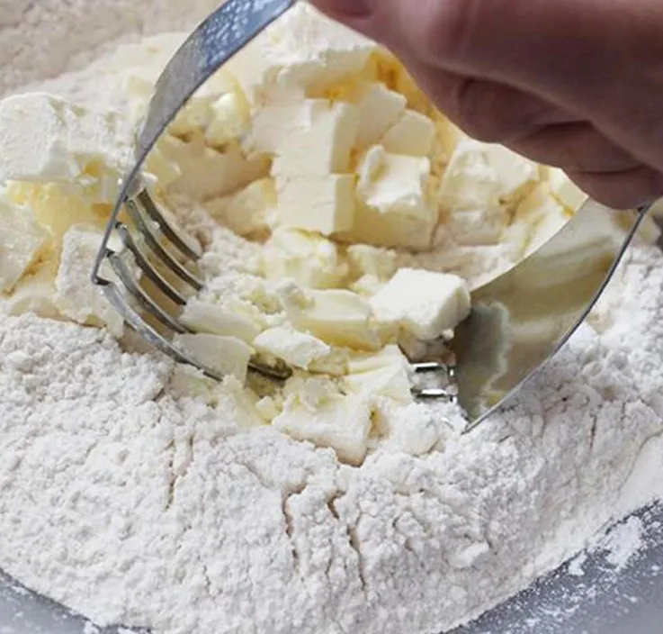 Ручной металлический резак для выпечки кондитерские инструменты венчик теста миксер блендер муки из нержавеющей стали