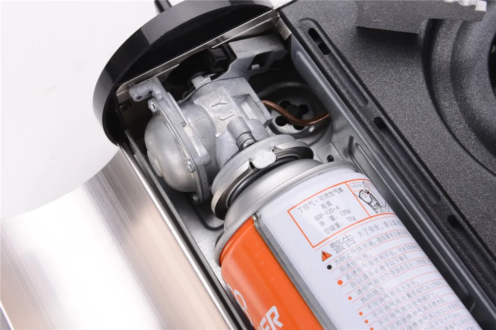 Outdoor Hot Sell Portable Gas Grill Butane Burner For Camping Iron Burner Gas Stove with Carrying Case