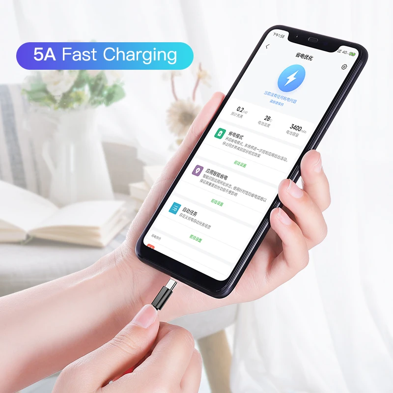 Зарядный кабель USB Type-C 5 А для Samsung Galaxy LG Pixel Huawei