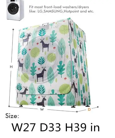 
Waterproof Dust-proof Thicker with Roll Edge Washer/ washing machine cover front loading 