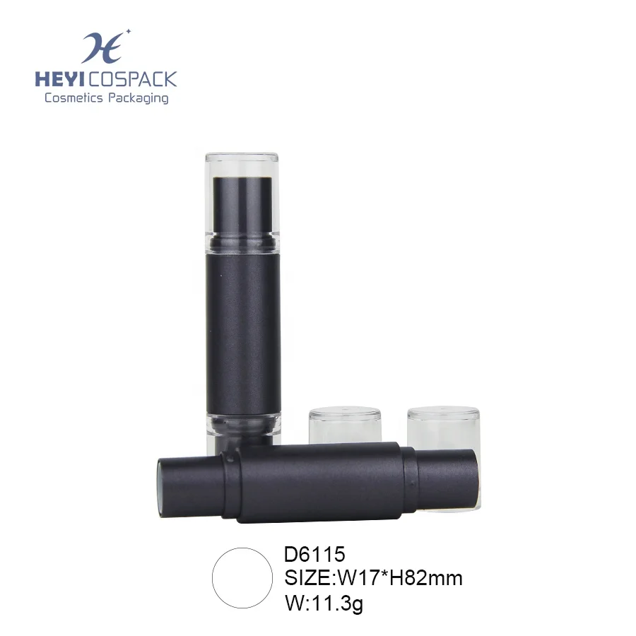 
Self designed empty matte slim lipstick case container packaging lips cosmetics bottle plastic dual lipstick tube 