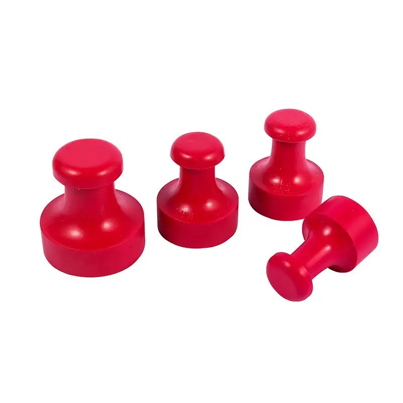 Traditional Red Rubber Round Stamp laser engraving stamp