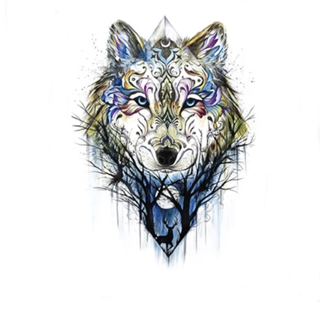 High Quality Color Temporary Tattoo Sticker Arm Foot Tattoo Temporary Anime Tattoo Sticker Sheet For Party Valentine New Year