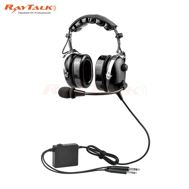 Manufacture direct sales Aircraft noise cancelling headset military aviation headsets with volume switch