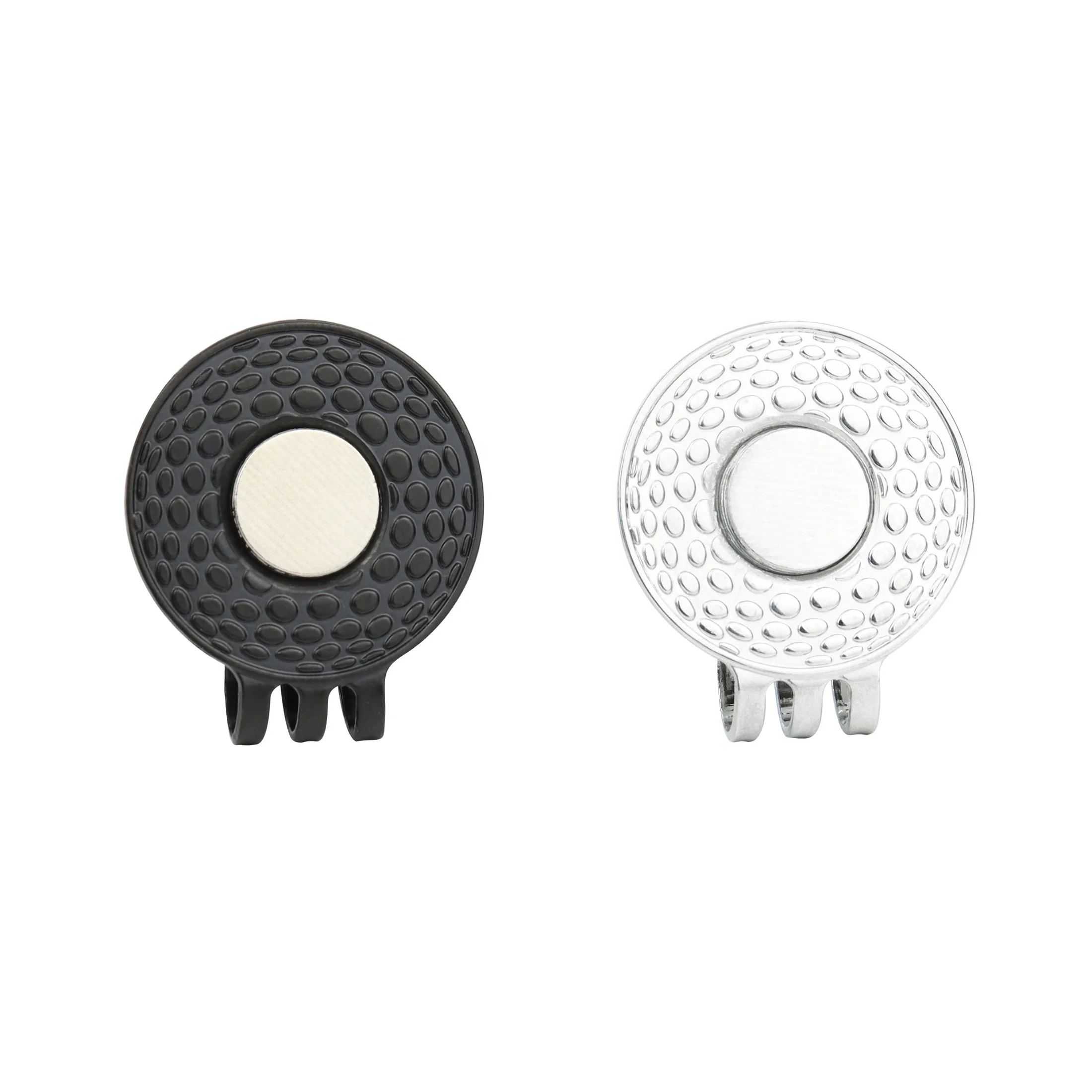 Hot Selling Golf Ball Marker Hat Clip Blank Round Shaped Standard Hat Clips Golf Ball Marker Holder
