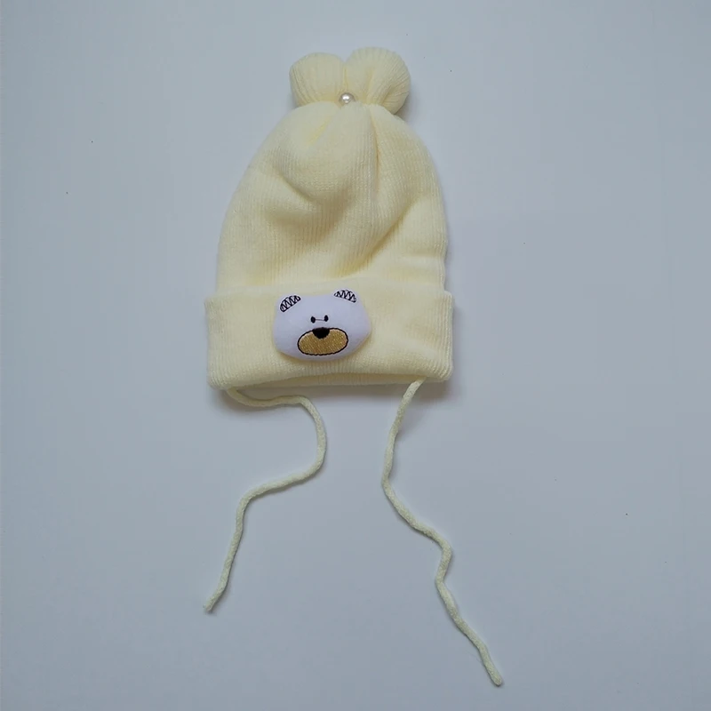 1-2 Year Newborn Baby Cap Wholesale Toddler Beanie Baby Boys Girls Beanies Kids Winter Hats Children Knit Warm Caps