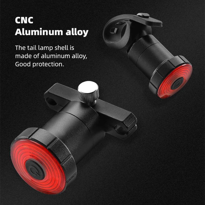 YITELA Wholesale Bicycle Brake Sensor Warning Road Riding Intelligent Safety bike Tail Light