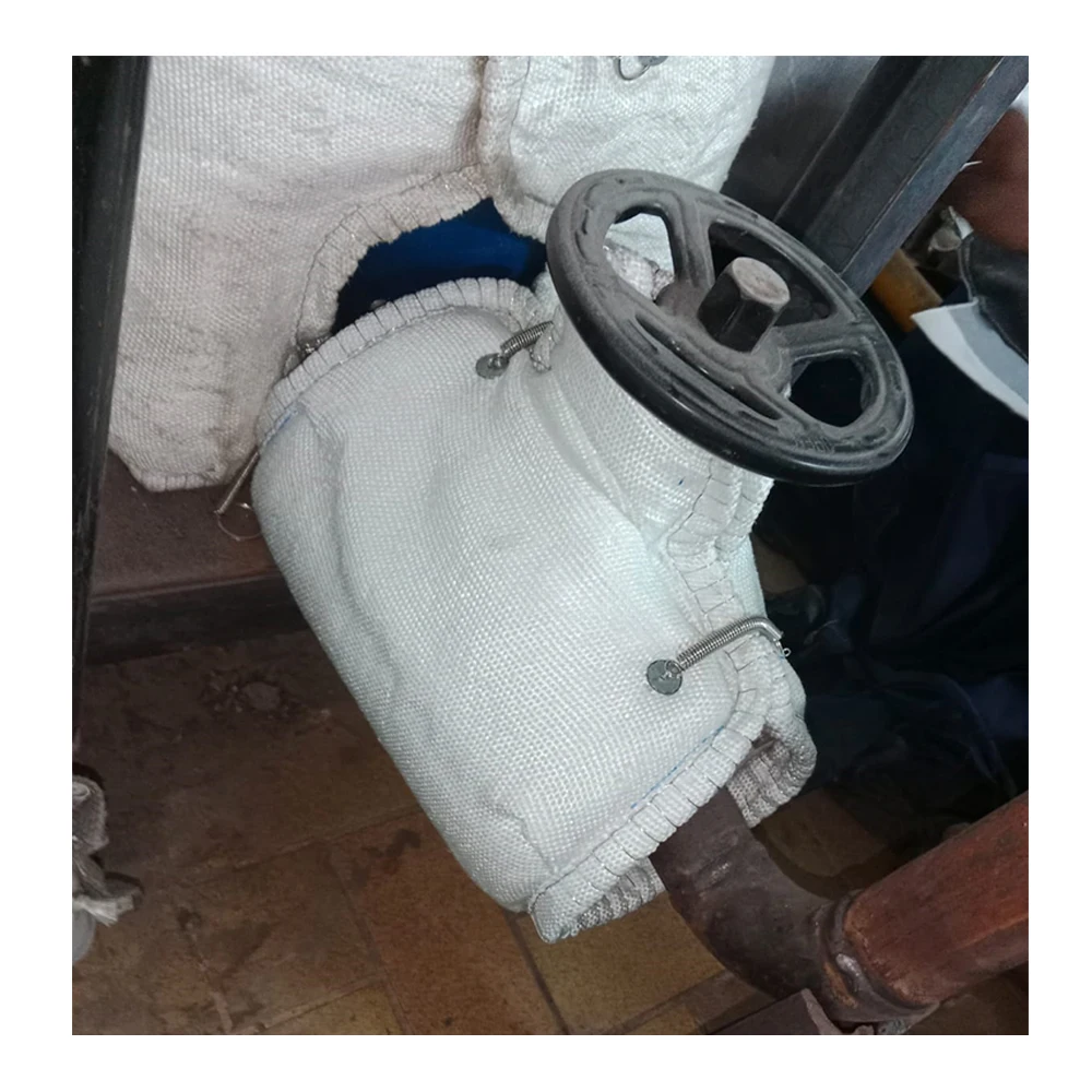 High Quality High Temp VALVE Insulation Removal Jacket For Jenbacher Engine Exhaust Jacket