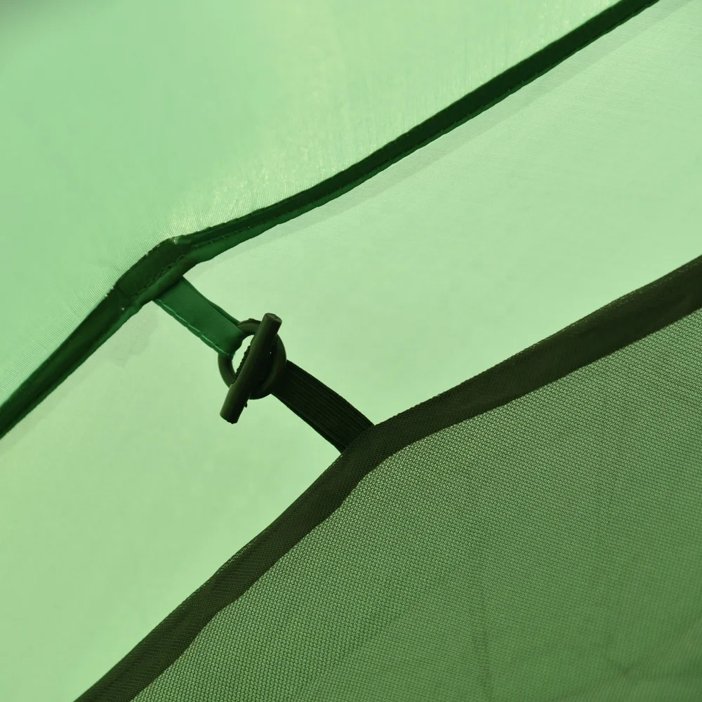 Factory custom 190T polyester PU coating stretch 2 person tent waterproof backpacking mosquito net tourist dome tent