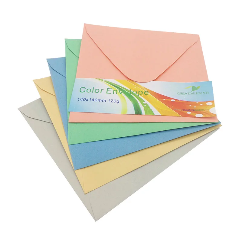 Square Envelope Color Envelope For Wedding Invitation