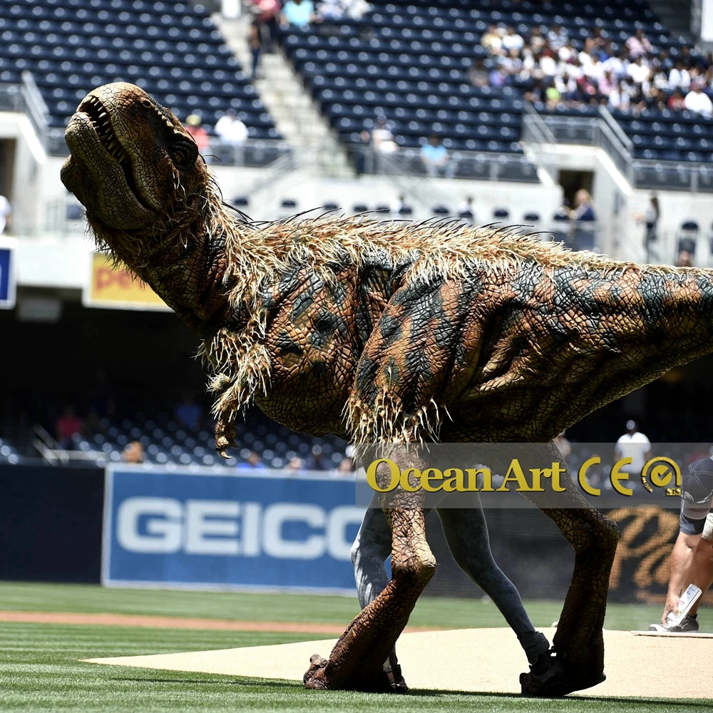 Lifelike Dinosaur Costume For Amusement Park Customizable Adults T-rex Simulation Velociraptor Costumes