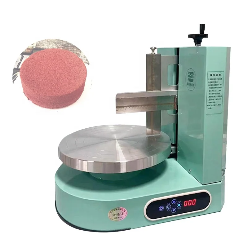 Semi Automatic Birthday Cake Cream Spreading Machine Cakes Plastering Cream Coating Filling Machine Cake Decorating Machines