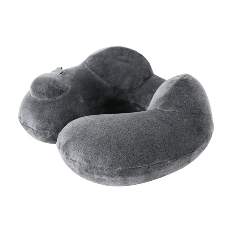 GARIDA Multifunctional Press Air Pillow Travel Inflatable Pillow Set Inflatable U-shaped Pillow GCFZ-014 PVC Popular Nonwoven