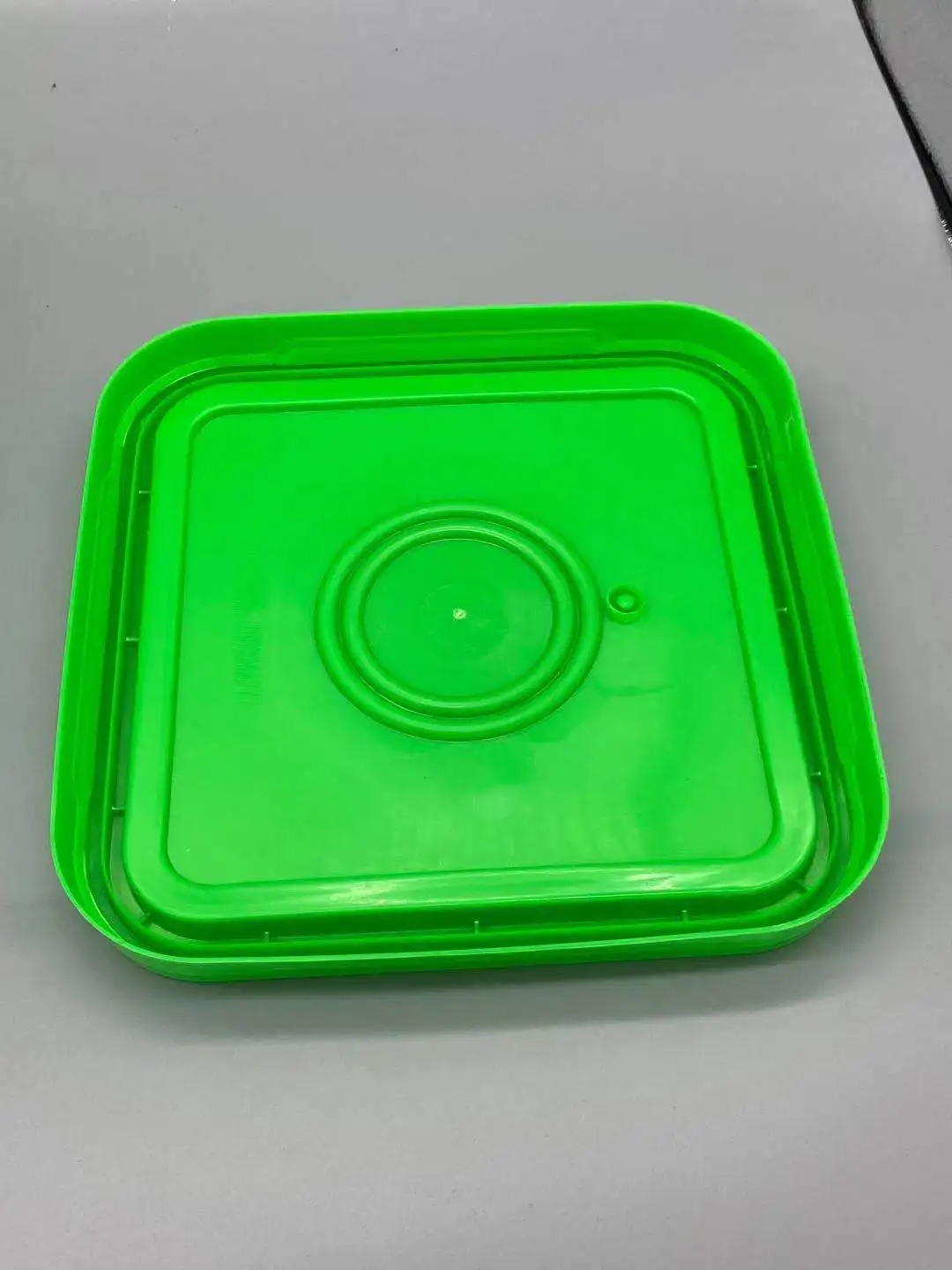 Square 1L to 10L BPA free yogurt bucket airtight thick plastic bucket transparent with lid