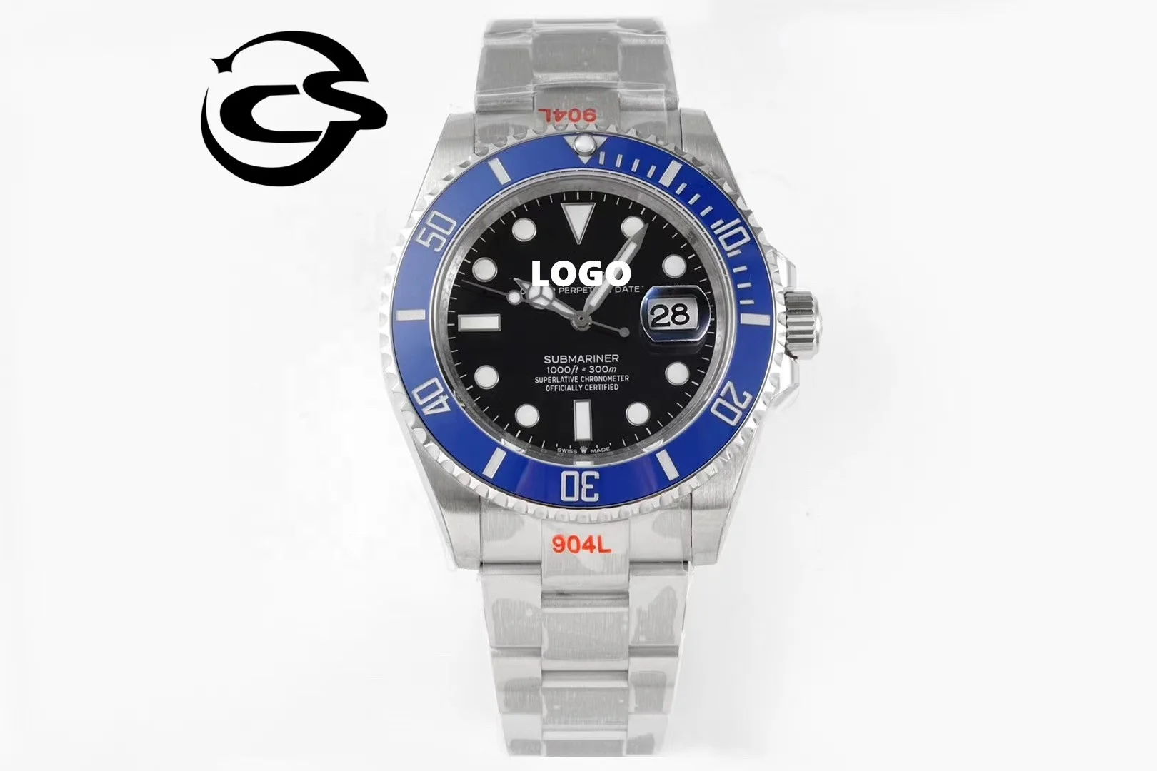 Diver luxury mechanical watch new Noob factory Luminous 126610LV ETA 2836 Movement 904L Steel 41mm Rollexables Hulk Brand Watch