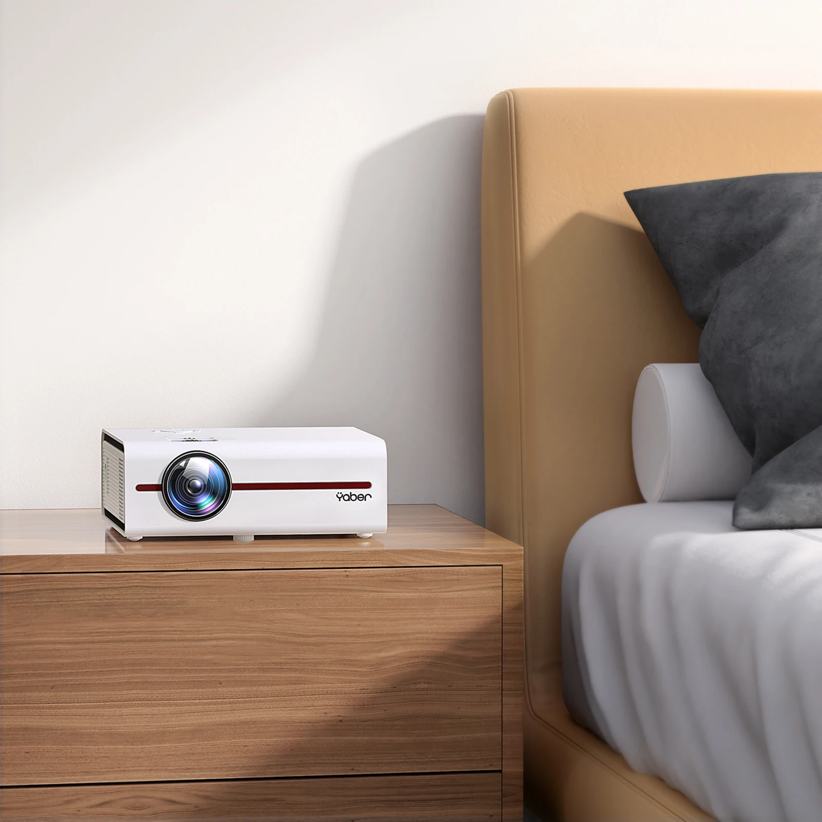 Yaber Projector with 5G WiFi and BT 5.1 1080P Resolution 4K Home Office Beamer with Tripod Bag Ready Proyector stock in US EU