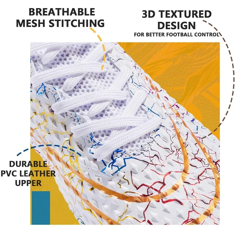 Wholesale High Ankle Athletic Outdoor Indoor High Gripping Power Cr7 Turf Boys Soccer Shoes Boots Soccer Cleats For Men