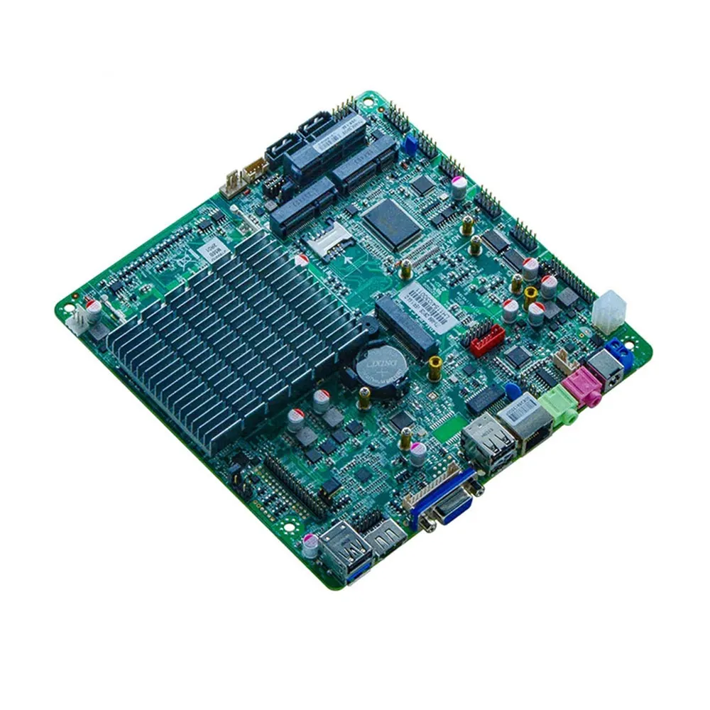 
Partaker ITX-M56_D812L Fanless J1800 2*COM LVDS Cheap Industrial Motherboard All In One Motherboard with LVDS DC 
