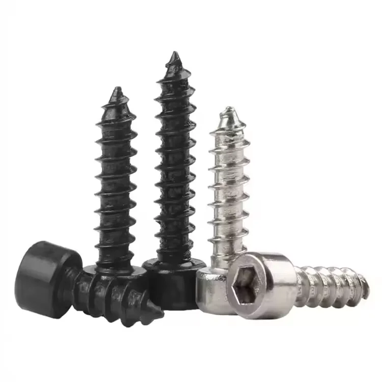304 stainless steel cylindrical head hexagonal self-tapping screws hexagonal screws M2M2.6M3M3.5M4M5
