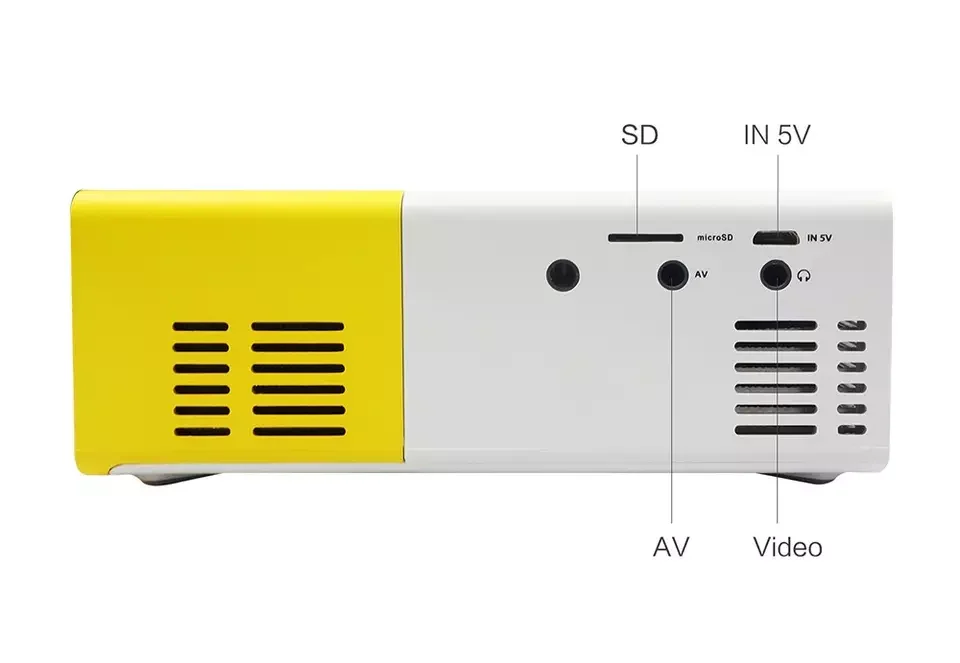 Video Projector Factory price yg300 600 lumens 1080P Home Smart Led Portable mini projector for sale