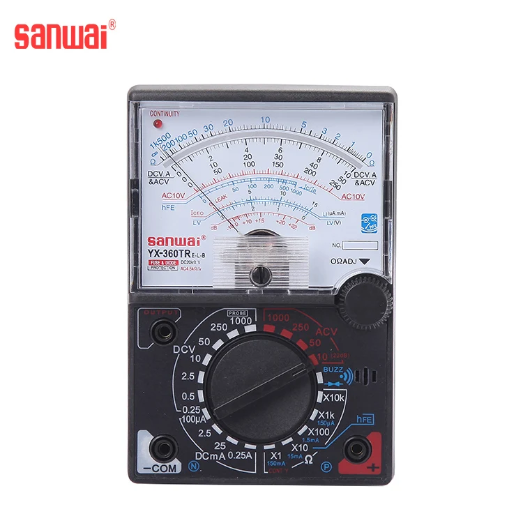 OEM popular digital analog multimeter 1000v model name YX-360TRELB without battery