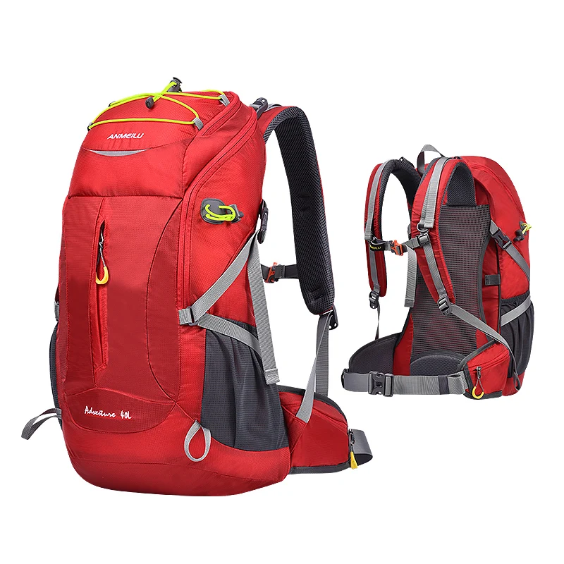 40L lightweight waterproof mountain bag, durable user outer bag for climbing, cycling, hiking backpack