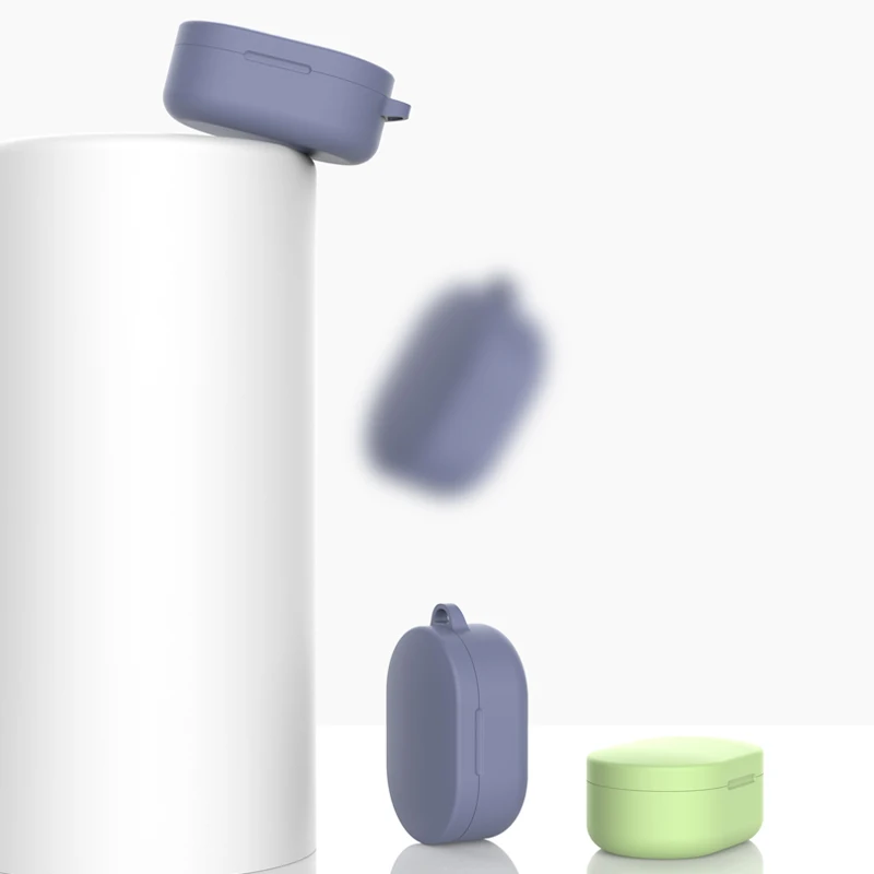 Защитный силиконовый чехол с анти-потерянный крюк для xiaomi redmi airdots наушников