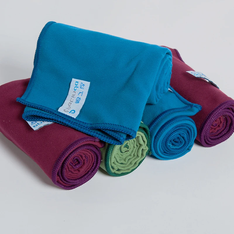 fitness gym towel with logo custom embossed laser print quick drying eco friendly recycled microfiber sports towel