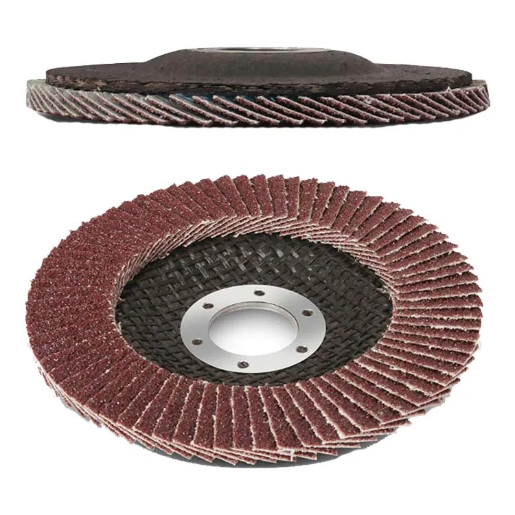 Wood grinding steel discs 4.5 inch  aluminum oxide abrasive polishing grinder sanding flap disc