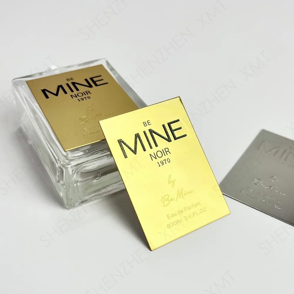 Self-adhesive Custom Perfume Label Design Metal Transfer 3d Label Decorative Stickers Labels For Cosmetic Bottles