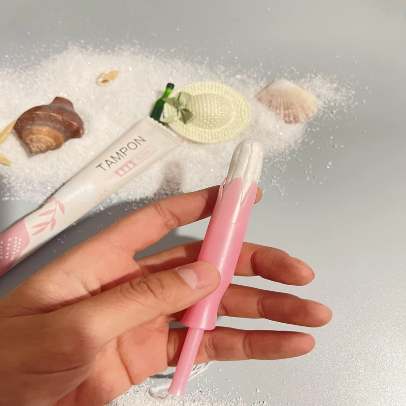 Factory supplier organic cotton tampons eco friendly tampon manufacturers disposable woman cardboard applicator tampons