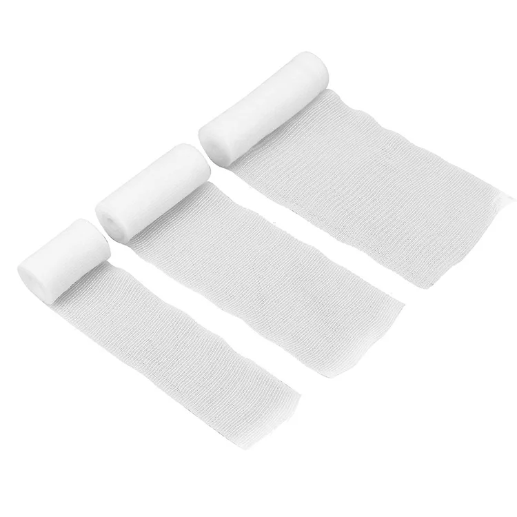 High Quality Medical 100% Cotton First Aid Sterile Cotton Gauze Bandage Suppliers