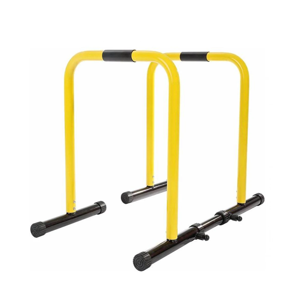 Adjustable Home Gym Fitness Dip Bars for Push-Ups and Gymnastics Steel and Metal with ABS Material for Sale